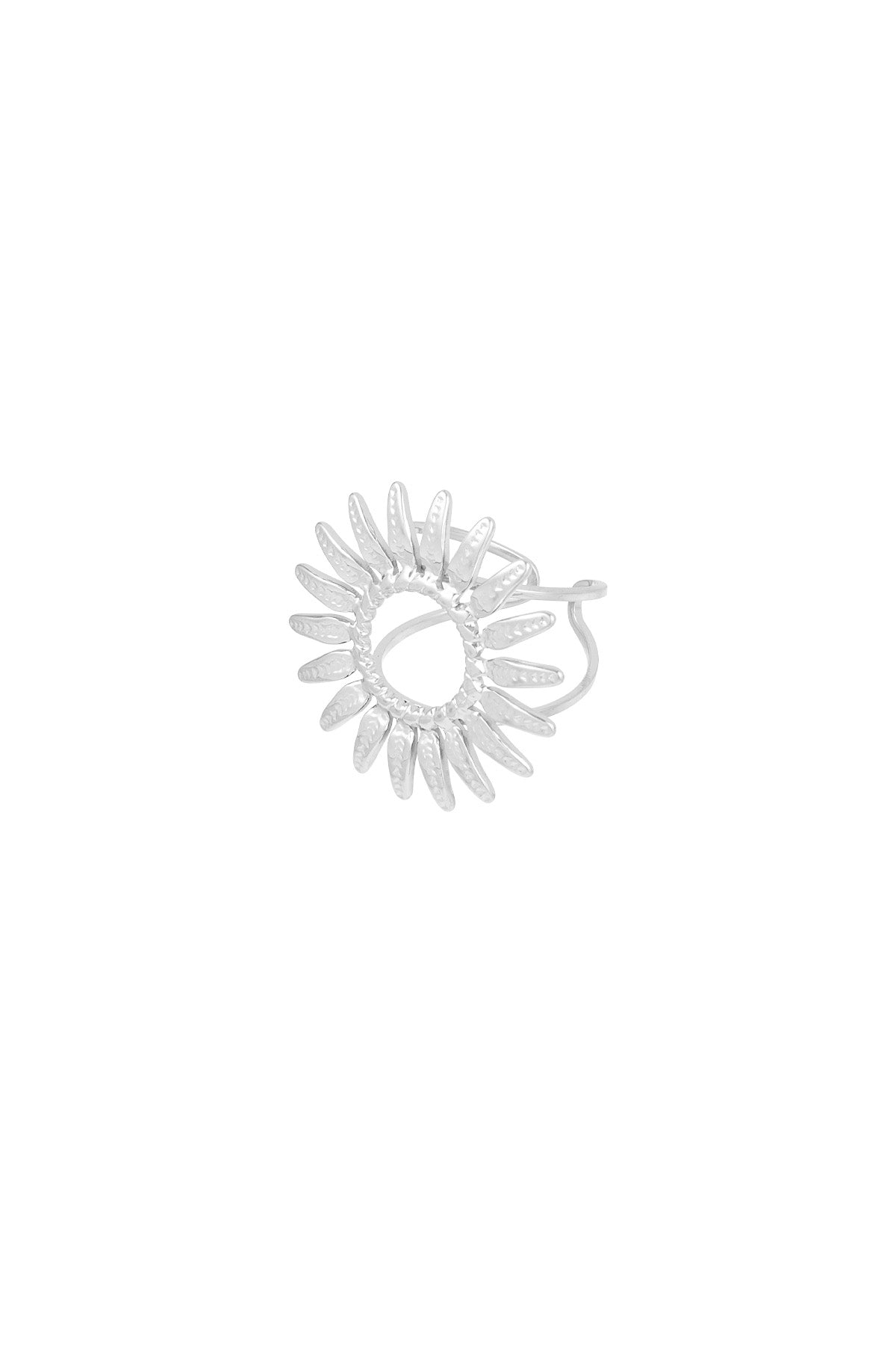 NEW Daisy Charm Adjustable gold ring