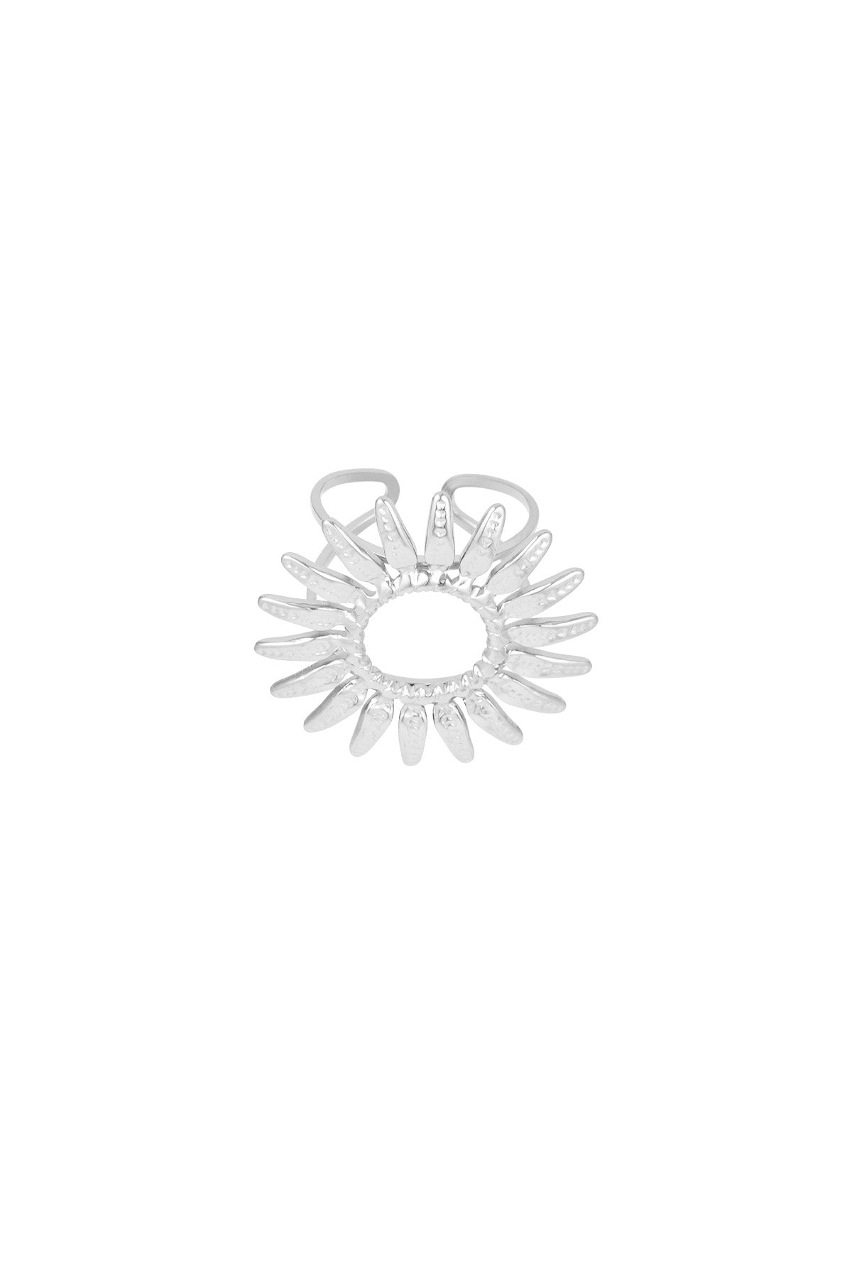 NEW Daisy Charm Adjustable gold ring