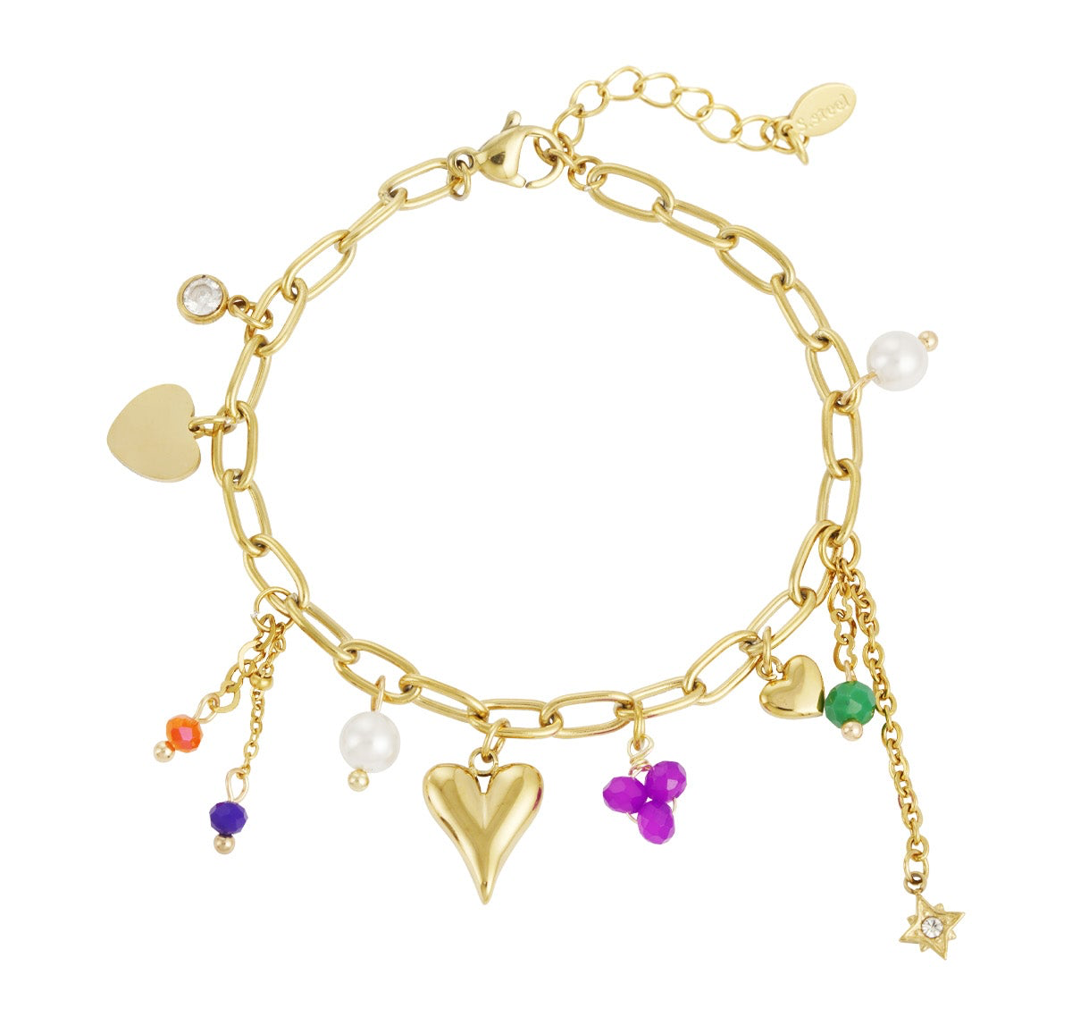 NEW Violet charm bracelet