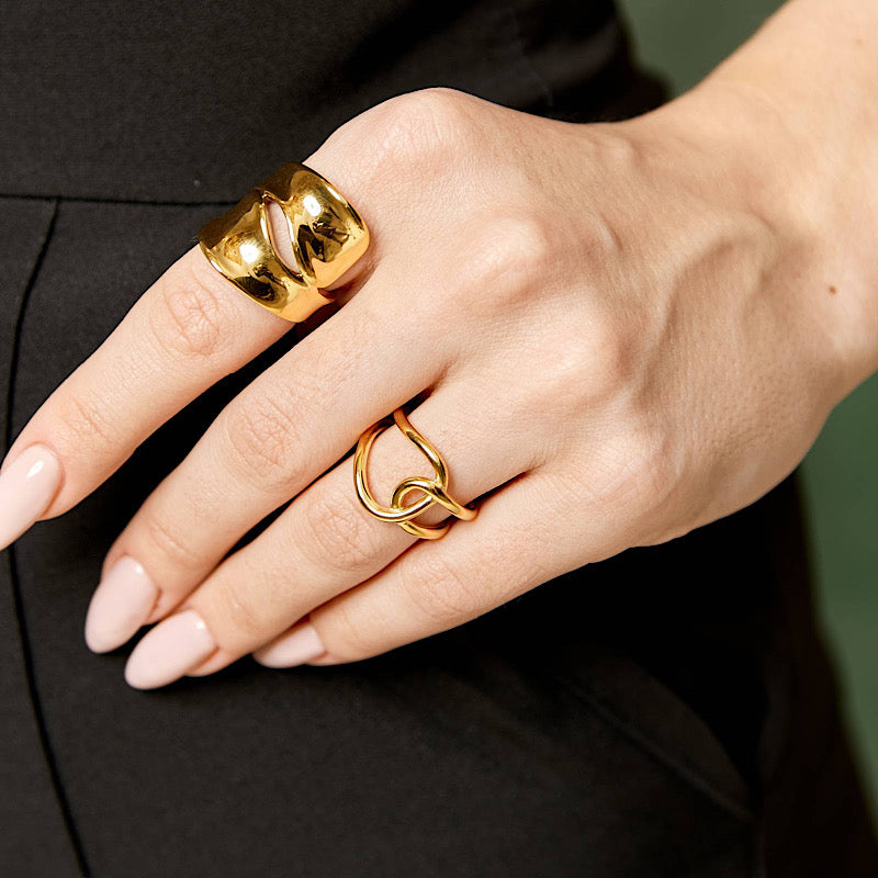 Zowie Chunky Gold Ring