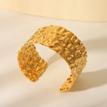 NEW Lucinda Textured Gold Cuff