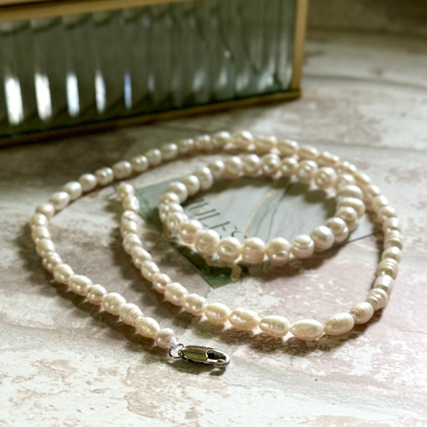 Plain Freshwater pearl necklace