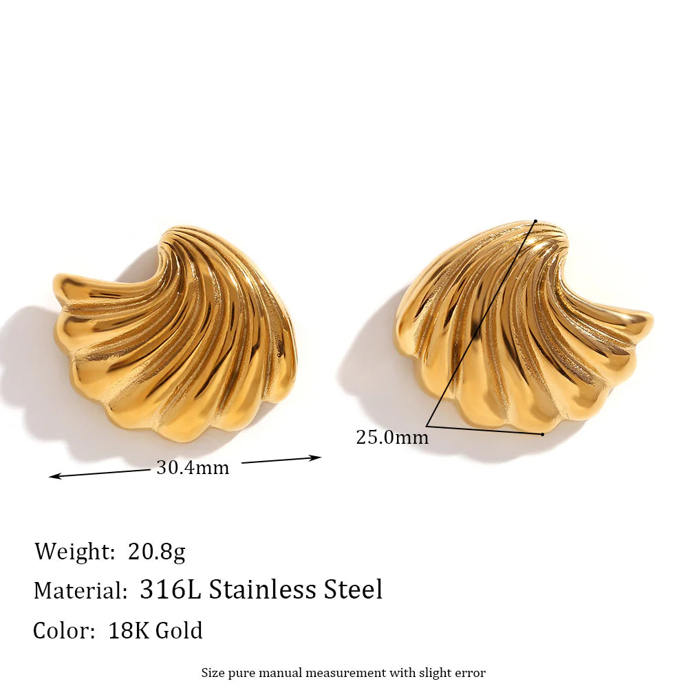 Chunky Shell earrings