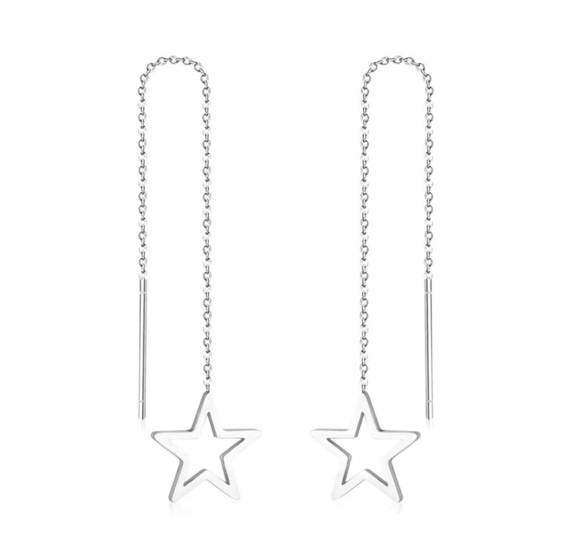 Starlight Chain drop earrings