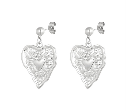 NEW Lottie Boho Heart earrings and rings