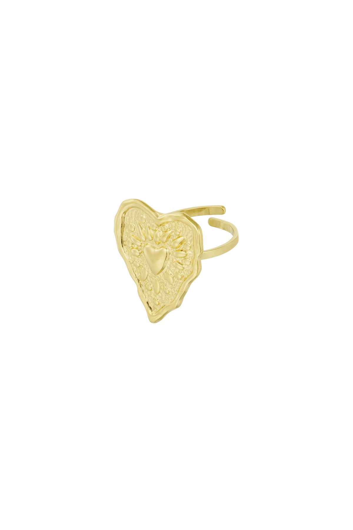 NEW Lottie Heart Boho ring in silver or gold