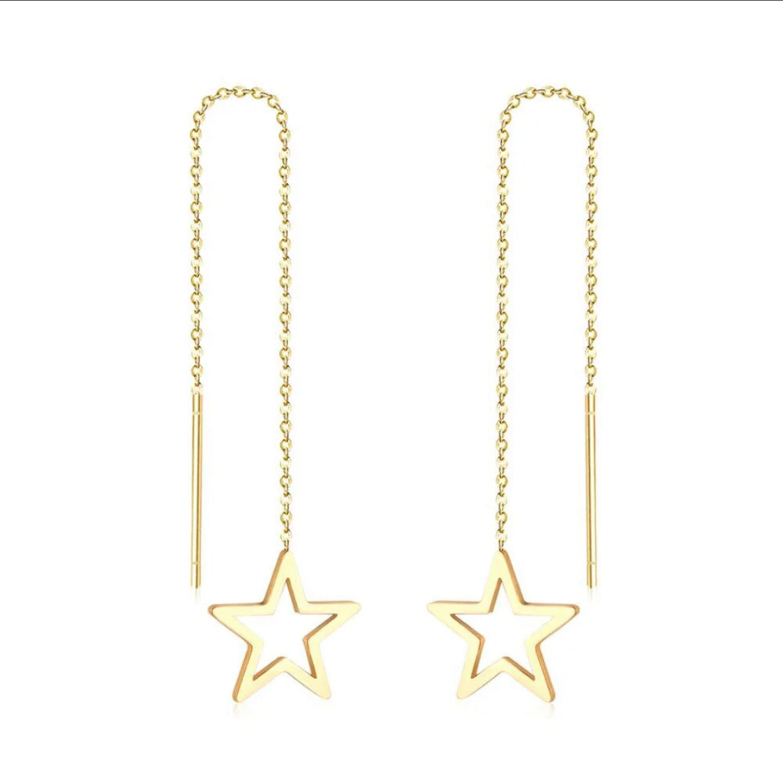 Starlight Chain drop earrings