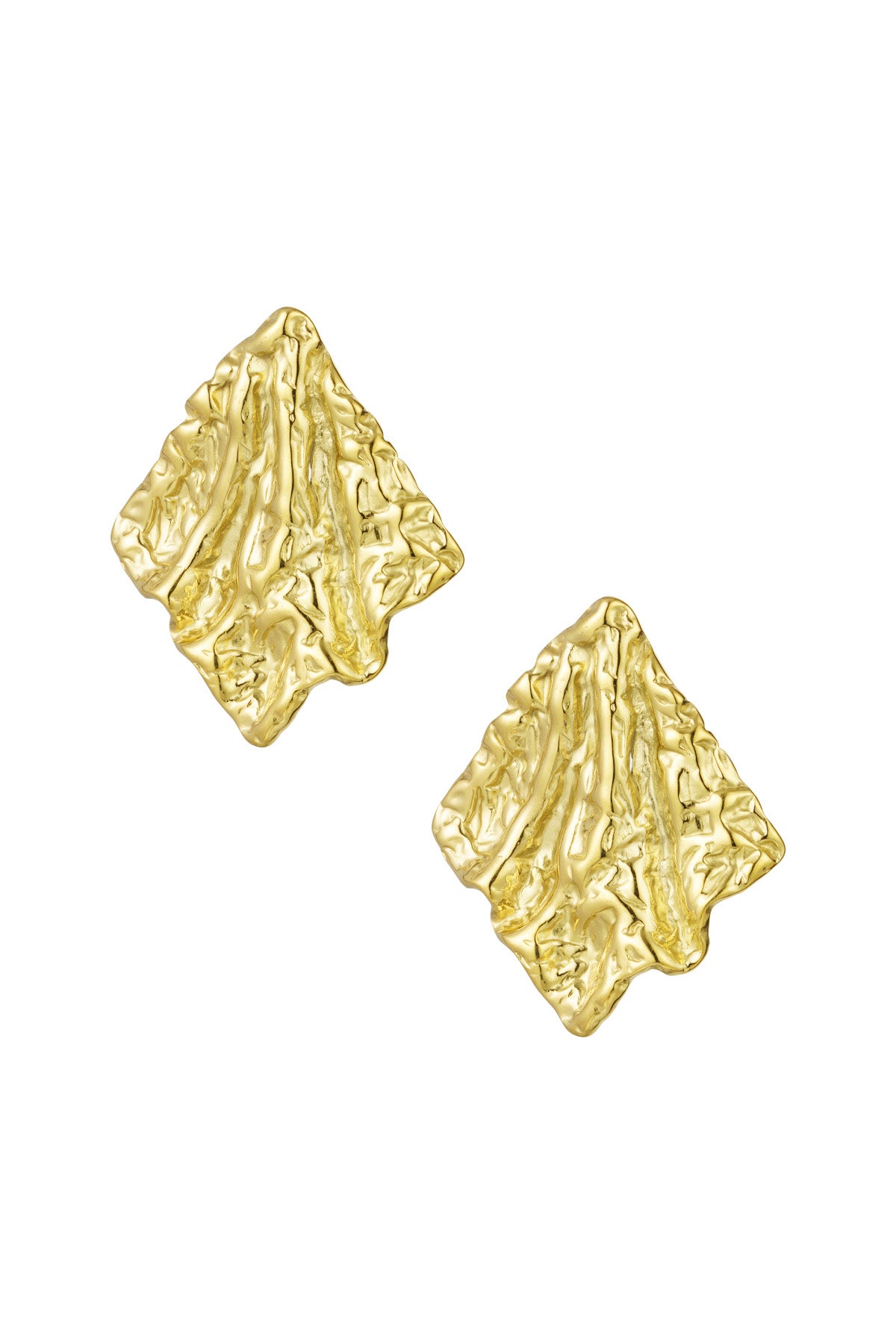 NEW Mia Textured Gold Statement earrings