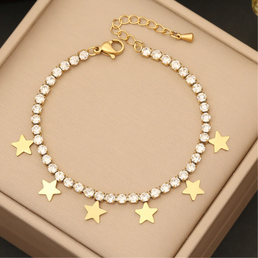 NEW Estelle star and crystal bracelet