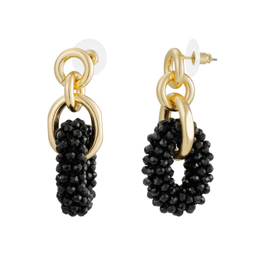 NEW Matilda Chain and Beaded Crystal Statement earrings